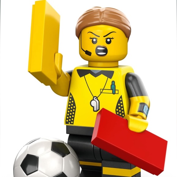 Lego Series 24 Newspaper and Football Ref - Picture 4 of 7